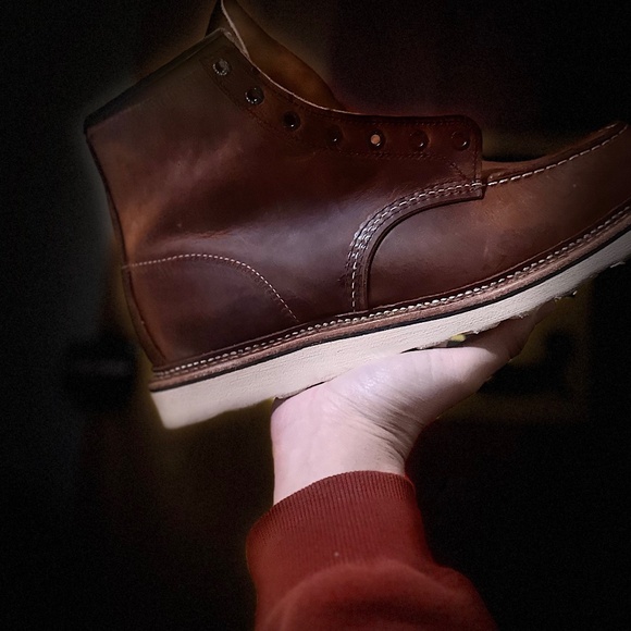 Copper rough&tough 1907 Moctoe boots. New with box red wing - Picture 10 of 13